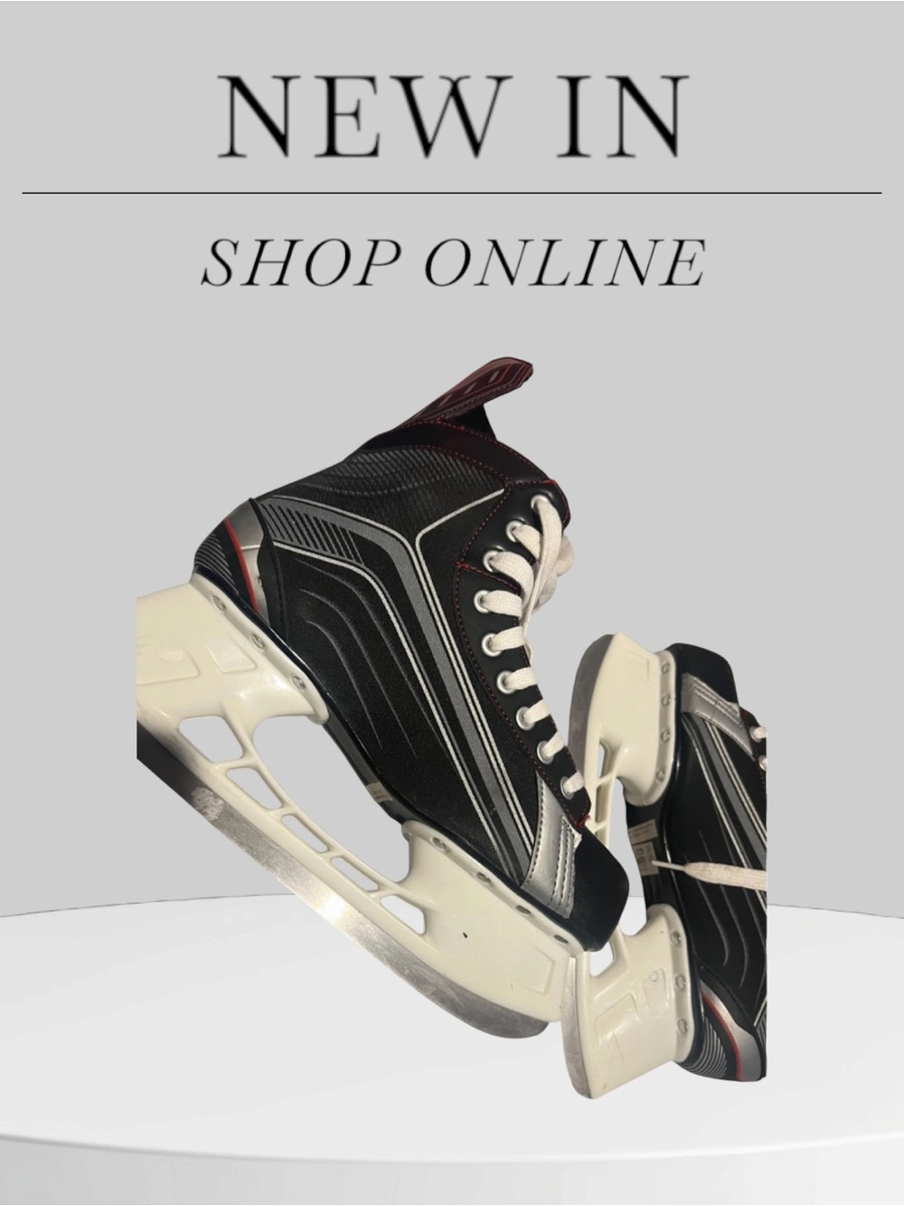 Bauer Black and White Men's Ice Hockey Skates
